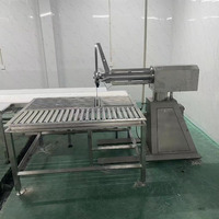 Machine de découpe à scie circulaire segmentée Kessler pour abattoir, moteur haute productivité 380V, équipement d'abattage de porcs