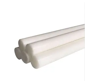 Alta dureza haste plástica preto e branco rígido plástico POM haste Acetal haste cor pom vara bar