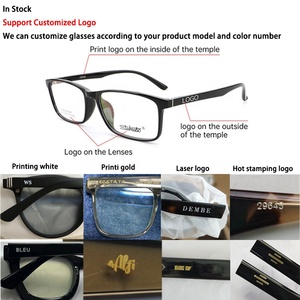 Gafas Ópticas Aochi 6699 con Armazón Cuadrado de Acetato Extra Grande, Diseño de Parches Negros, para Uso con Computadora, Lentes Graduadas Unisex - Product Image 4
