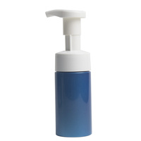Flacon pompe mousse en plastique 100 ml pour lotion, savon liquide, bain de cils, emballage avec capuchon complet, pour soins de la peau, sérigraphie