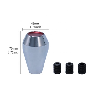 Pommeau de <span class=keywords><strong>levier</strong></span> de vitesse de voiture universel de forme conique 7 <span class=keywords><strong>cm</strong></span> avec tête de <span class=keywords><strong>levier</strong></span> personnalisable LOGO en alliage d'aluminium - Product Image 2