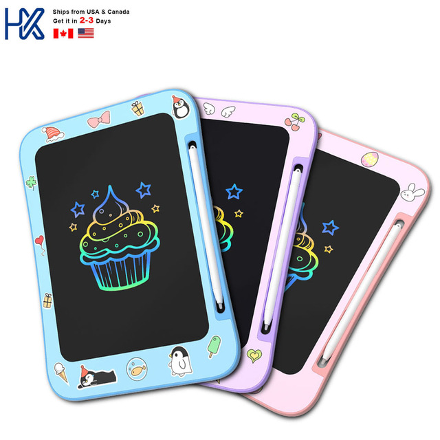 HX 6.5/8.5/10/12 Inch Lcd Writing Tablet Electronic Drawing Board Doodle Sketchpad Handwriting Pad Toys for Kids