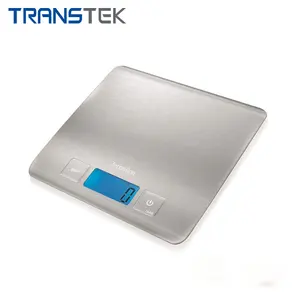 TRANSTEK sıcak paslanmaz çelik 5 kg 1 g dijital elektronik mutfak terazisi ile kilo kaybı için LCD ekran, fırında, pişirmek