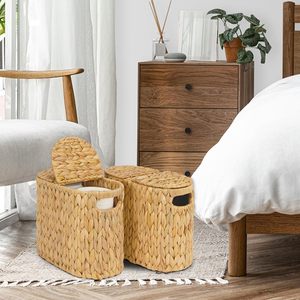 Jacinthe d'eau saule 4 rouleaux de <span class=keywords><strong>papier</strong></span> toilette panier de rangement couvert salle de bain - Product Image 3