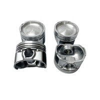 Pièces de moteur automobile en alliage d'aluminium kusima bon marché piston de 72mm avec anneau pour Fiat 1.4T STD 025 050
