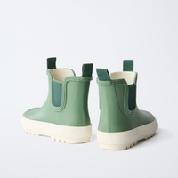 Bottes de pluie légères unisexe pour bébés et enfants, en caoutchouc naturel, avec motifs de dessins animés brodés, style mode