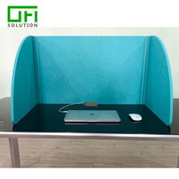 Séparation acoustique de Table de bureau en Fiber de Polyester, isolation phonique pour animal de compagnie, séparation acoustique, absorbe le son