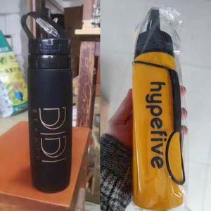 ขวดน้ำพับได้ แก้วน้ำ 16 ออนซ์ ปลอดสาร BPA ขวดน้ำซิลิโคนพับได้ พกพาสะดวก ป้องกันการรั่วซึม สำหรับเดินป่า 17 ออนซ์ 500 มล. สีดำ - Product Image 2