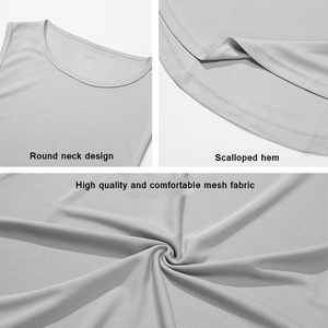 Camisetas sin mangas de punto cómodas y de <span class=keywords><strong>moda</strong></span> casual para <span class=keywords><strong>hombre</strong></span>, personalizadas para <span class=keywords><strong>gimnasio</strong></span>, deportivas, para correr, baloncesto, entrenamiento, de secado rápido, en stock en EE. UU. - Product Image 2