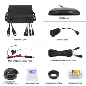 <span class=keywords><strong>Precio</strong></span> <span class=keywords><strong>de</strong></span> fábrica 24V Sensor <span class=keywords><strong>de</strong></span> estacionamiento <span class=keywords><strong>de</strong></span> camiones Radar <span class=keywords><strong>de</strong></span> marcha atrás Sensores automáticos <span class=keywords><strong>Alarma</strong></span> <span class=keywords><strong>de</strong></span> coche Sistema <span class=keywords><strong>de</strong></span> estacionamiento <span class=keywords><strong>de</strong></span> camiones - Product Image 4