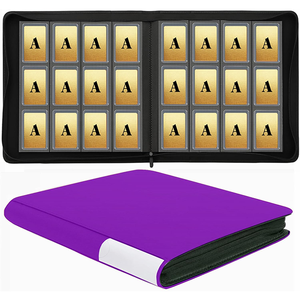 ขายดีบอร์ดเกมสโตร์3 "<span class=keywords><strong>x</strong></span> 4" ปกติ Toploader <span class=keywords><strong>หนัง</strong></span> PU 12กระเป๋าเครื่องผูกด้านบนโหลดเดอร์อัลบั้มการ์ด - Product Image 1