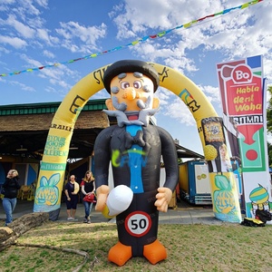 Globo Inflable <span class=keywords><strong>de</strong></span> 3m con Personaje <span class=keywords><strong>de</strong></span> <span class=keywords><strong>Abraham</strong></span>, Diseño <span class=keywords><strong>de</strong></span> Dibujos Animados Holandeses, para Fiestas <span class=keywords><strong>de</strong></span> Cumpleaños, con Ventilador Incorporado, Personalizable - Product Image 1