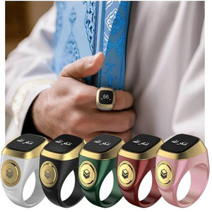 Iqibla thông minh zikr Vòng tasbeeh truy cập ứng dụng không thấm nước IP68 Wifi điều khiển từ xa đồng hồ báo thức màn hình cảm ứng Android IOS nhựa trường hợp - Product Image 6