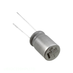 Condensateur radial TH à trou traversant 22 µF UBX2C220MPL1TD en aluminium 22 µF 20 % 160 V - Product Image 1
