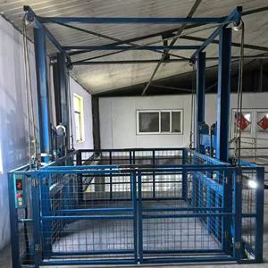 Plataforma Vertical Hidráulica Eléctrica para Carga Pesada, <span class=keywords><strong>Elevador</strong></span> de Carga para Almacén - Product Image 3