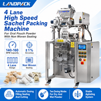 Machine d'emballage multi-voies pour sachets de snus et sticks de café instantané 3-en-1, saveur menthe fraîche, à base de plantes, pour produits buccaux