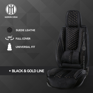 Fundas de Asiento de Coche de Cuero Sintético Marcan, Universales, Cómodas, con Cobertura Completa de 360 Grados, para AC Schnitzer X6 E71 SUV, 9-10 Piezas - Product Image 5