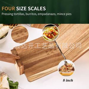 Tabla de Madera para Prensar Empanadas, Utensilio de Cocina Ecológico para el Hogar - Product Image 4