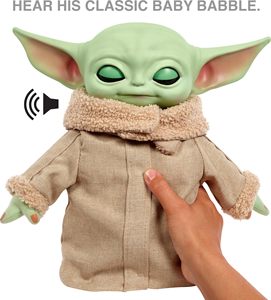 Tùy Chỉnh Hot Bán <span class=keywords><strong>Star</strong></span>-Chiến Tranh 11-Inch Grogu Đồ Chơi Sang Trọng Mandalorian Bóp Blink Nhân Vật Hình Âm Thanh Nhấp Nháy Mắt Tay Chuyển Động Mới - Product Image 6