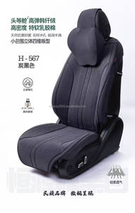 Fundas Universales para Asientos de <span class=keywords><strong>Coche</strong></span> de Algodón, Estilo Deportivo, Protectoras, con Diseño Transpirable de Láser, Tipo Frontal, Material de PU - Product Image 3