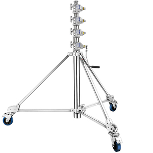 ST-AFD804 tay-cranked Wind-up Heavy Duty Đèn đứng chụp ảnh <span class=keywords><strong>Tripod</strong></span> Phanh bánh xe cho phim studio Video rạp chiếu phim - Product Image 1