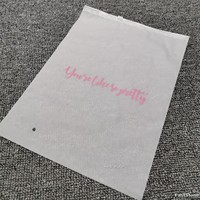 Sacs d'emballage en plastique EVA givré de haute qualité, écologiques, 100 pièces, pour maillots de bain et bikinis, avec fermeture éclair, pour vêtements
