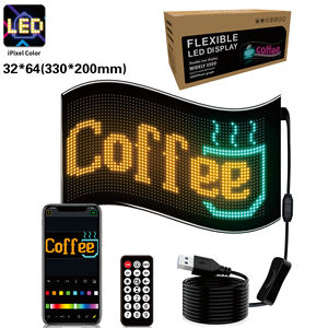 Panneau d'affichage LED flexible imperméable 32x64, écran numérique à messages défilants pour publicité commerciale, enseigne de magasin - Product Image 5