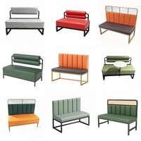 Ensemble Table et Chaises de Restaurant 4 Places en Cuir PU, Mobilier Commercial Moderne de Luxe, Écologique, pour Hôtels et Salles à Manger