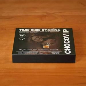 Chocolat d'Amélioration Sexuelle pour Hommes Choco Royal, Boîtes Cadeaux en Gros pour Choco Royal Chocolat VIP avec Vernis UV et Gaufrage - Product Image 5