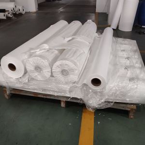 Rouleau de taffetas de nylon blanc uni en gros, tissu imprimé double face pour étiquettes d'entretien des vêtements, rubans lavables pour chaussures et sacs - Product Image 6