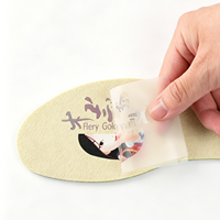 Autocollants personnalisés à transfert à froid pour logos, semelles intérieures, étiquettes UV en tissu non tissé, étiquettes en cristal, autocollants sensibles à la pression pour chaussures, vêtements, cadeaux