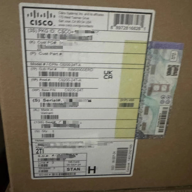 C Isco C9200-24T Switch, an Original 9200 Series Switch From C isco