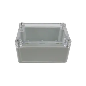 IP65 RPE165T ABS plastic Waterproof Box Transparent upper cover With 128x85x65mm