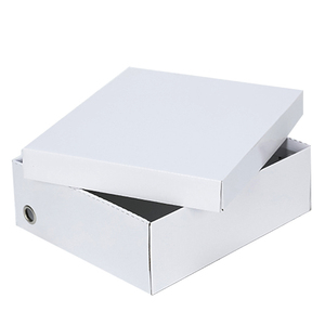 Caja <span class=keywords><strong>de</strong></span> Zapatos Blanca <span class=keywords><strong>de</strong></span> Fábrica para Hombre y Mujer, Caja <span class=keywords><strong>de</strong></span> Envío con Logotipo Personalizado, Tapa Tipo Cielo y Tierra con Orificio para el Dedo - Product Image 2