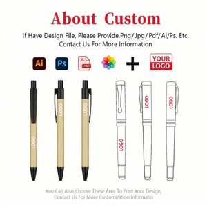 Bolígrafos de Bambú al por Mayor, Bolígrafos de Bambú y Madera para Regalos Publicitarios, Impresión de Logotipo Personalizable, Bolígrafos de Bambú Multicolor - Product Image 2