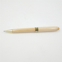 Stylo roller en bois d'érable Offre Spéciale stylos en bois bon marché avec logo personnalisé Stylo à bille en bois matériau d'origine