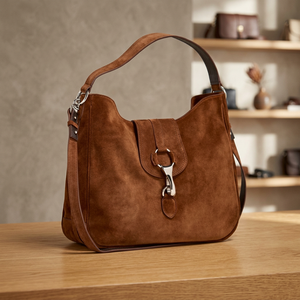 Bolso de Mano Casual de Cuero Genuino de Alta Gama BS International para Mujer, Impermeable, con Cierre de Cremallera y Dos Correas para el Hombro, Ideal para Bodas - Product Image 2