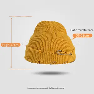 Berretto Slouch del cappello di inverno del cranio del berretto di inverno di prezzi competitivi all'ingrosso