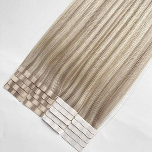 Ekstensi Rambut Manusia Asli Berkualitas Tinggi 100% Double Drawn Invisible Seamless <span class=keywords><strong>Tape</strong></span> in Virgin Human <span class=keywords><strong>Hair</strong></span> Extension Russian <span class=keywords><strong>Tape</strong></span> in <span class=keywords><strong>Hair</strong></span> <span class=keywords><strong>Extensions</strong></span> - Product Image 5