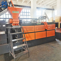 Ligne de granulation de film plastique à vis simple 300-500 kg/h, machine de fabrication de granulés pour le recyclage de films usagés, pour usine de retraitement du plastique