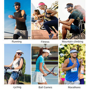 Shuntaixin ajustable antideslizante sudor guía deportes vacío <span class=keywords><strong>superior</strong></span> personalizado visera plegable sombrero para el sol gorra para mujer hombres banda elástica - Product Image 6