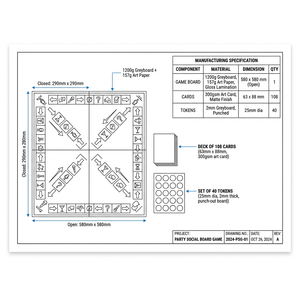 <span class=keywords><strong>Juego</strong></span> de <span class=keywords><strong>Mesa</strong></span> Interactivo Personalizado para Fiestas, OEM ODM, <span class=keywords><strong>Juego</strong></span> Familiar y de <span class=keywords><strong>Amigos</strong></span>, en Cartón Gris y Papel de Arte, Hecho en China, Personalizable - Product Image 4