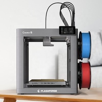 Stampante 3D Flashforge Creator 5 ad Alta Velocità con Livellamento Automatico, Stampante 3D FDM Multicolore