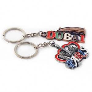 No Minimum Order Manufacturer <b>Custom</b> Shape Logo 2D 3D Letter Hard Soft Enamel <b>Key</b> Chain Zinc Alloy Metal Keyring Keychains - Product Image 3