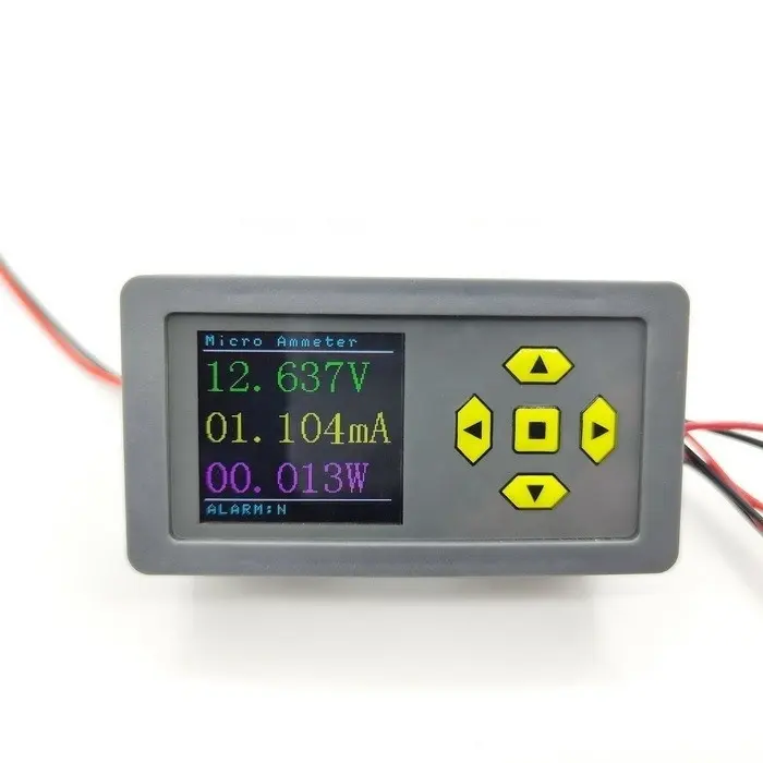 Micro Ampere Dc Kleur Display Hoge Precisie Voltage Current Meter RS485 Ondersteunt Alarm Uitgang