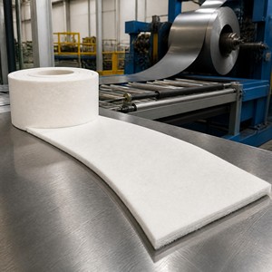 Fornitura di fabbrica: Feltro per macchina tagliarotoli di fogli, per la lavorazione dell'alluminio, supporto tensione e riavvolgimento - Product Image 2