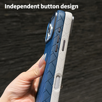 Coque de téléphone portable de luxe antichoc magnétique en TPU+PC pour 17/16/15/14/13/12 Pro Max, étui classique tout compris