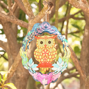 Decoración de Jardín Personalizada, Molino de Viento Metálico Mágico, Molinillos de Viento Cinéticos de Metal, Decoración de Halloween, Molinillos de Viento para Jardín - Product Image 5
