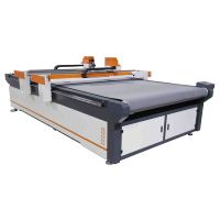 Machine de découpe CNC à double portique et double tête 1625, couteau oscillant vibrant pour cuir, PU, tissu, mousse