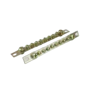 Barre de Jonction de Câbles RUNDE pour Boîtier de Distribution, Barre de <span class=keywords><strong>Terre</strong></span> en Cuivre 2*15 <span class=keywords><strong>3</strong></span>*30, Rangée de Bornes de Ligne Zéro - Product Image 6